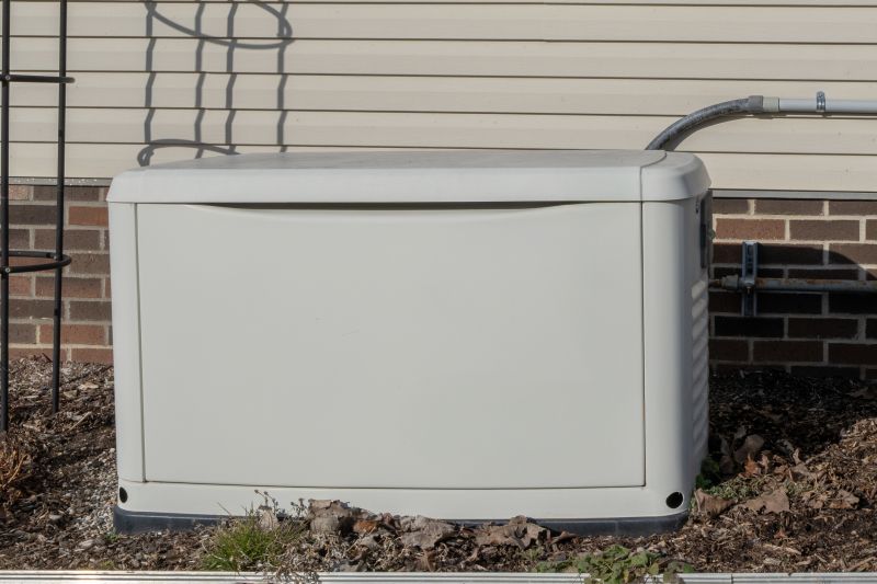 Generator in a Residential Backyard